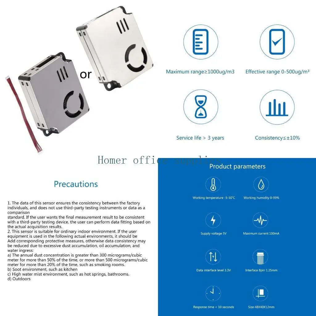 K43B PM2.5 Модуль датчика воздуха Dust Dust Digital Laser-датчик электронный PMS9003M
K43B PM2.5 Модуль датчика воздуха Dust Dust Digital Laser-датчик электронный PMS9003M