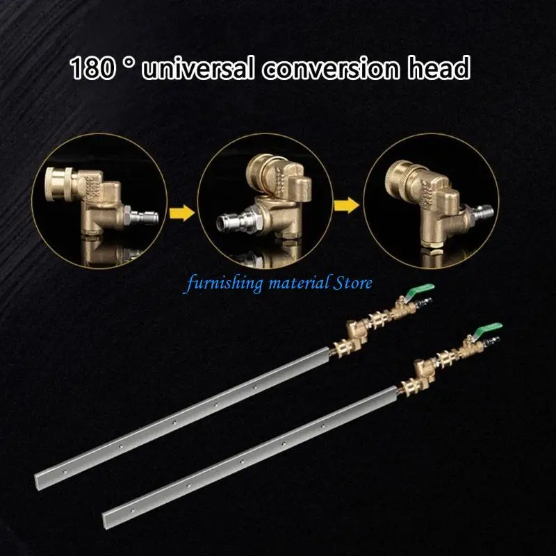 Y5GD 450PSI Radiator Flushing Tool With 6 Port Sprayed Head Extended Rod And 180° Fittings For Car Engine
Y5GD 450PSI Radiator Flushing Tool With 6 Port Sprayed Head Extended Rod And 180° Fittings For Car Engine