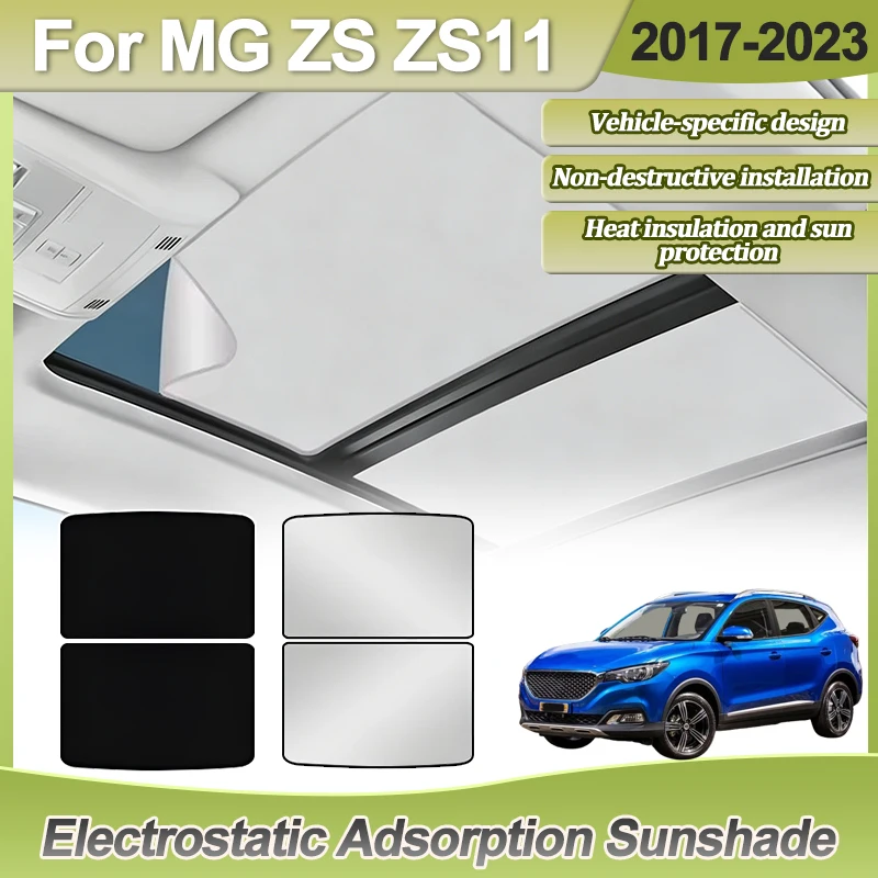 For MG ZS ZS11 ZST ZS EV VS Astor 2017~2023 Car Electrostatic Adsorption Sunroof Cover Sunshade Skylight Blind Roof Shading Part
For MG ZS ZS11 ZST ZS EV VS Astor 2017~2023 Car Electrostatic Adsorption Sunroof Cover Sunshade Skylight Blind Roof Shading Part