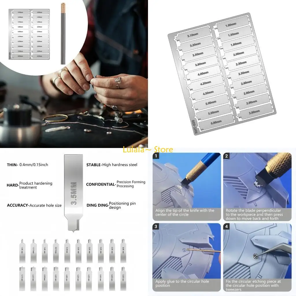 Y4QA 20 шт. промышленные наборы дыроколов для изготовления и работы по металлу архитектурных моделей
Y4QA 20 шт. промышленные наборы дыроколов для изготовления и работы по металлу архитектурных моделей