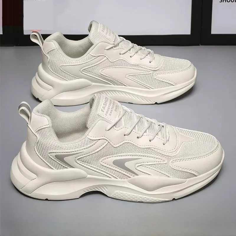 Men's Breathable Summer Shoes 2026 New Spring Sports White Sneakers Mesh Casual Thick Bottom Trendy Dad Shoes round Toe Rubbe...
Men's Breathable Summer Shoes 2026 New Spring Sports White Sneakers Mesh Casual Thick Bottom Trendy Dad Shoes round Toe Rubbe...
