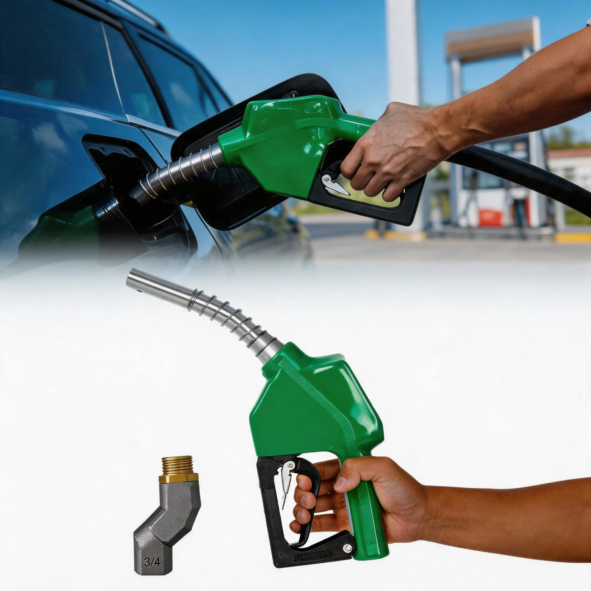 Garage Gas Station Daily Use Auto Shut Off Pistol Refueling Machine Aluminum Alloy Gasoline Diesel Refueling Gun Nozzle
Garage Gas Station Daily Use Auto Shut Off Pistol Refueling Machine Aluminum Alloy Gasoline Diesel Refueling Gun Nozzle