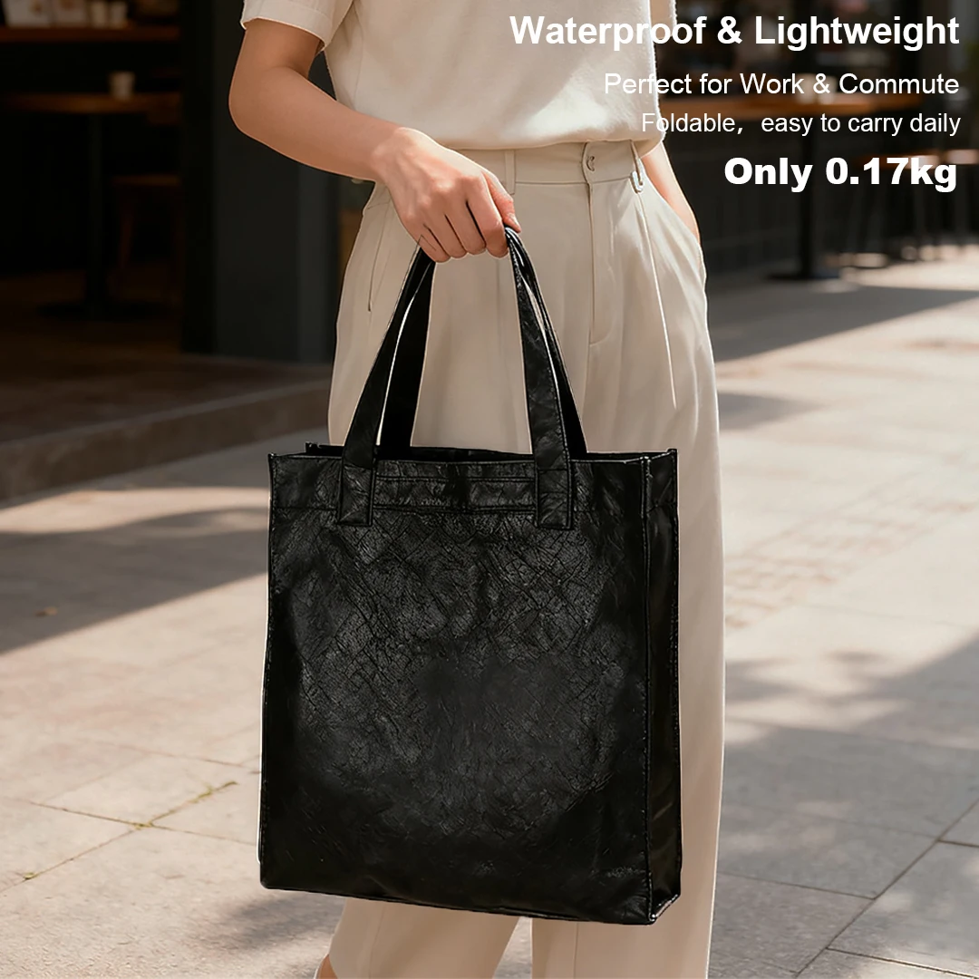 Waterproof Lightweight Tote Bag for Women Men, Eco-Friendly Commuter Work Office Handbag, 15inch Laptop Bag, Shopping Bags
Waterproof Lightweight Tote Bag for Women Men, Eco-Friendly Commuter Work Office Handbag, 15inch Laptop Bag, Shopping Bags
