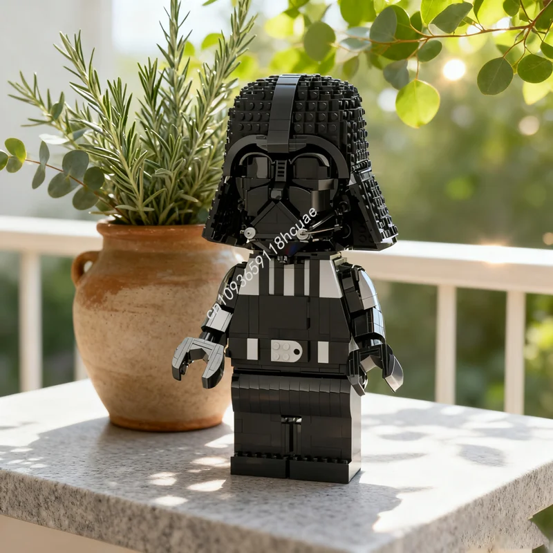 538pcs MOC Maxifigure stand Vader helmet Star Battle Model Building toys blocks Assemble DIY Brick Kids Christmas gifts Birthday
538pcs MOC Maxifigure stand Vader helmet Star Battle Model Building toys blocks Assemble DIY Brick Kids Christmas gifts Birthday