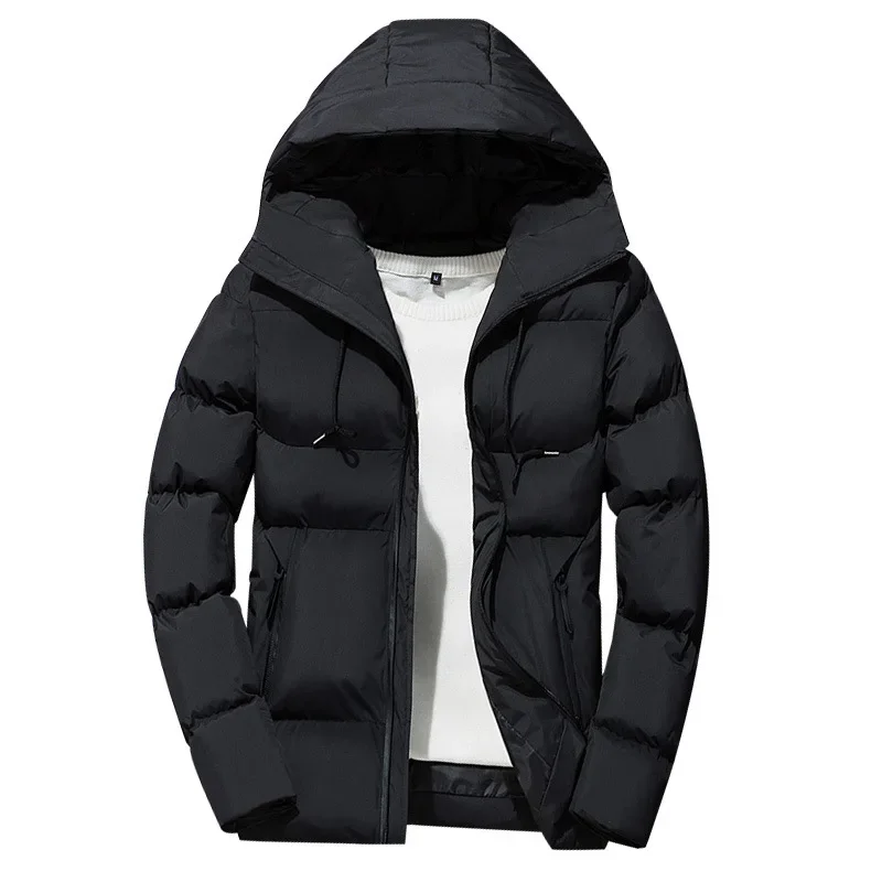 Men's Winter New Fashion Hooded Stand-up Collar Zipper Padded Jacket,Solid Color Simple Slim-fit Thick Warm Cotton-padded Jacket
Men's Winter New Fashion Hooded Stand-up Collar Zipper Padded Jacket,Solid Color Simple Slim-fit Thick Warm Cotton-padded Jacket