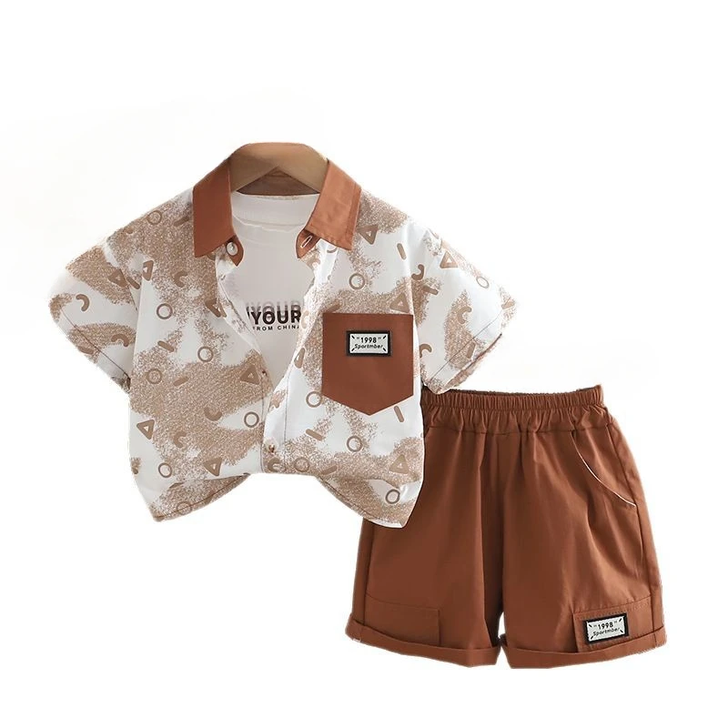 New Summer Baby Clothes Suit Children Boys Short Sleeved Shirt Vest Shorts 3Pcs/Sets Kids Clothing Infant Casual Sports Costume
New Summer Baby Clothes Suit Children Boys Short Sleeved Shirt Vest Shorts 3Pcs/Sets Kids Clothing Infant Casual Sports Costume