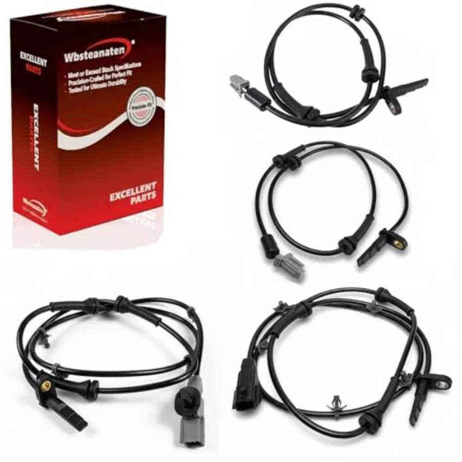 ABS Wheel Speed Sensor 4Pcs: Front Rear Left and Right Compatible with Nissan 2007-2014 Altima V6 3.5L L4 2.5L l4 2.5L 2009-201
ABS Wheel Speed Sensor 4Pcs: Front Rear Left and Right Compatible with Nissan 2007-2014 Altima V6 3.5L L4 2.5L l4 2.5L 2009-201