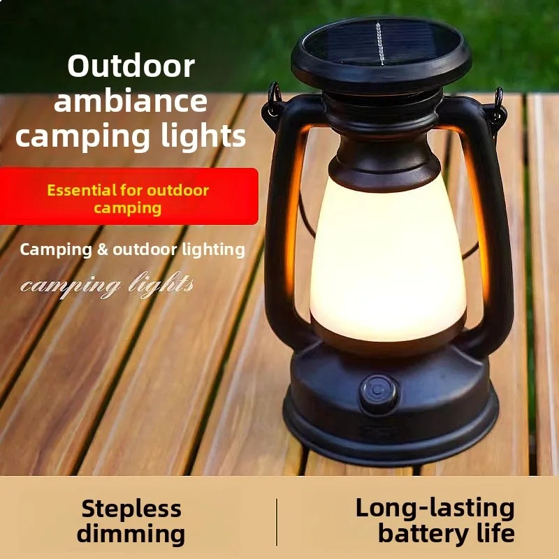 Rechargeable Camping Lantern Retro Tent Lamp Portable Outdoor Atmosphere Light
Rechargeable Camping Lantern Retro Tent Lamp Portable Outdoor Atmosphere Light
