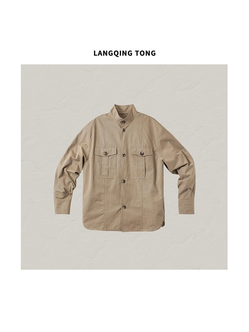 Женская куртка Bebeca из чистого хлопка цвета хаки с воротником-стойкой, новая осенняя коллекция 2025 года, повседневная, с длинными рукавами, свободного кроя, теплая
Женская куртка Bebeca из чистого хлопка цвета хаки с воротником-стойкой, новая осенняя коллекция 2025 года, повседневная, с длинными рукавами, свободного кроя, теплая