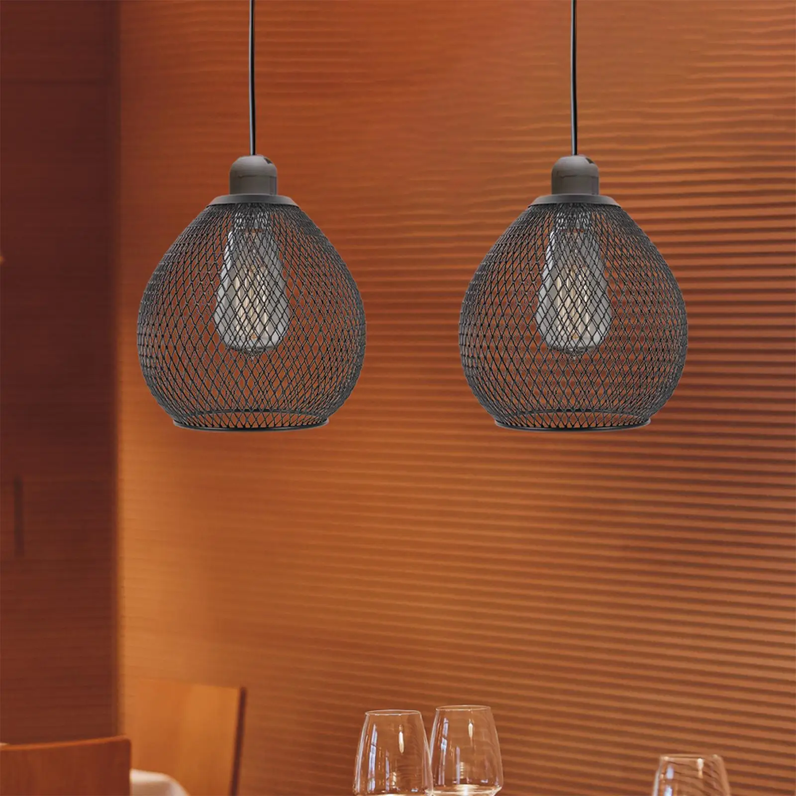 Water Drop Lamp Shade 135x138mm Durable Metal Mesh Cage Pendant Light Bulb Guard Vintage Home Decor Wire Mesh Cover Household
Water Drop Lamp Shade 135x138mm Durable Metal Mesh Cage Pendant Light Bulb Guard Vintage Home Decor Wire Mesh Cover Household
