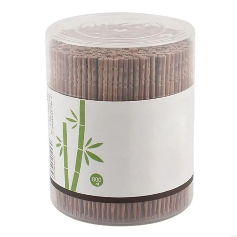 R1WB 800Pcs Disposable Carbonized Wooden Toothpicks Single-Head Pointed Cocktail Pick
R1WB 800Pcs Disposable Carbonized Wooden Toothpicks Single-Head Pointed Cocktail Pick