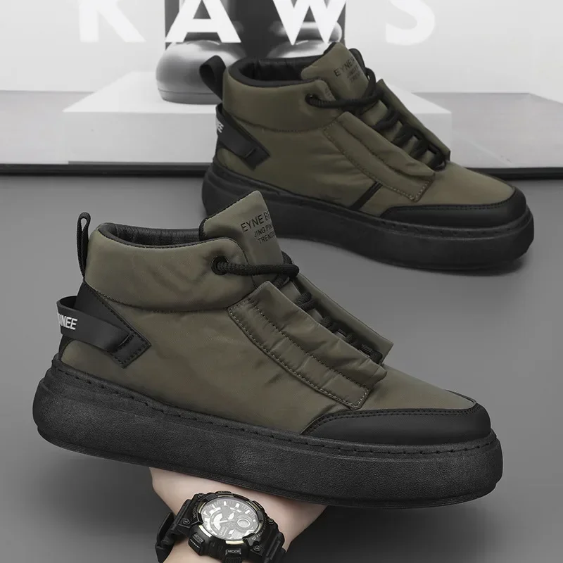 Casual Sneaker Shoes for Men Winter Warm Leisure Sports Leisure Men's Loafers Non-Slip Fashion High-top Men Shoes
Casual Sneaker Shoes for Men Winter Warm Leisure Sports Leisure Men's Loafers Non-Slip Fashion High-top Men Shoes