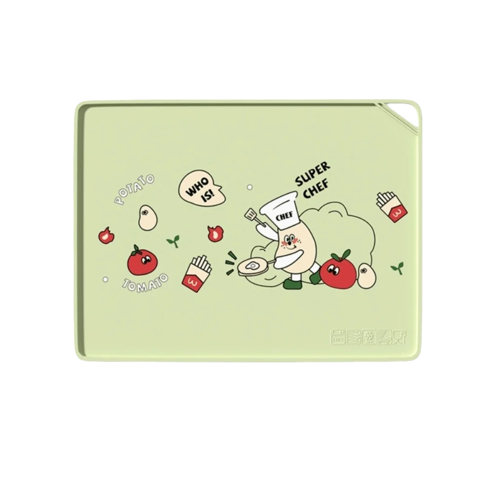 Прочный силиконовый коврик с мультяшным рисунком, противоскользящий, маслостойкий, с дренажем, термостойкий, водонепроницаемый, изоляционный, для обеденного стола
Прочный силиконовый коврик с мультяшным рисунком, противоскользящий, маслостойкий, с дренажем, термостойкий, водонепроницаемый, изоляционный, для обеденного стола