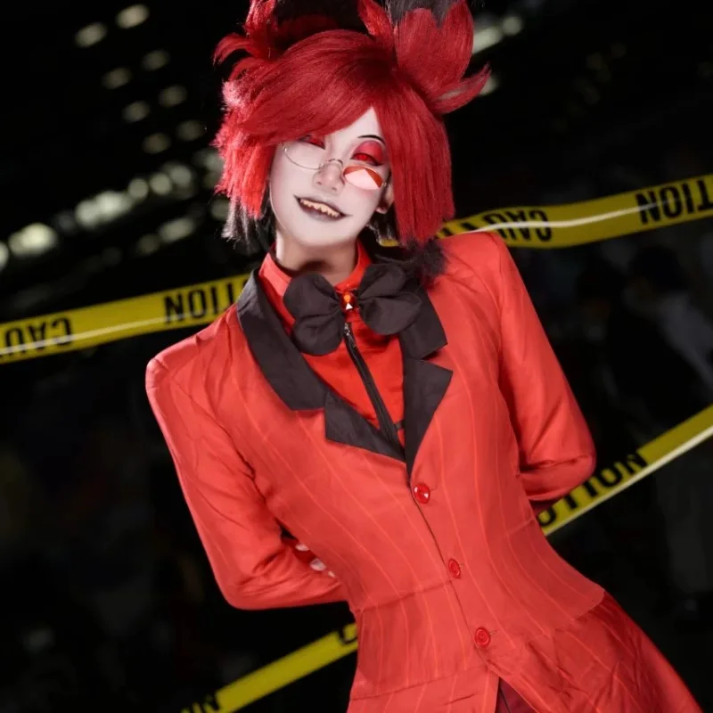 Anime Radio Cosplay Costume Red Coat Black Pants Wig Prop Full Set for Women Men Role Play Halloween Carnival Party Outfits
Anime Radio Cosplay Costume Red Coat Black Pants Wig Prop Full Set for Women Men Role Play Halloween Carnival Party Outfits