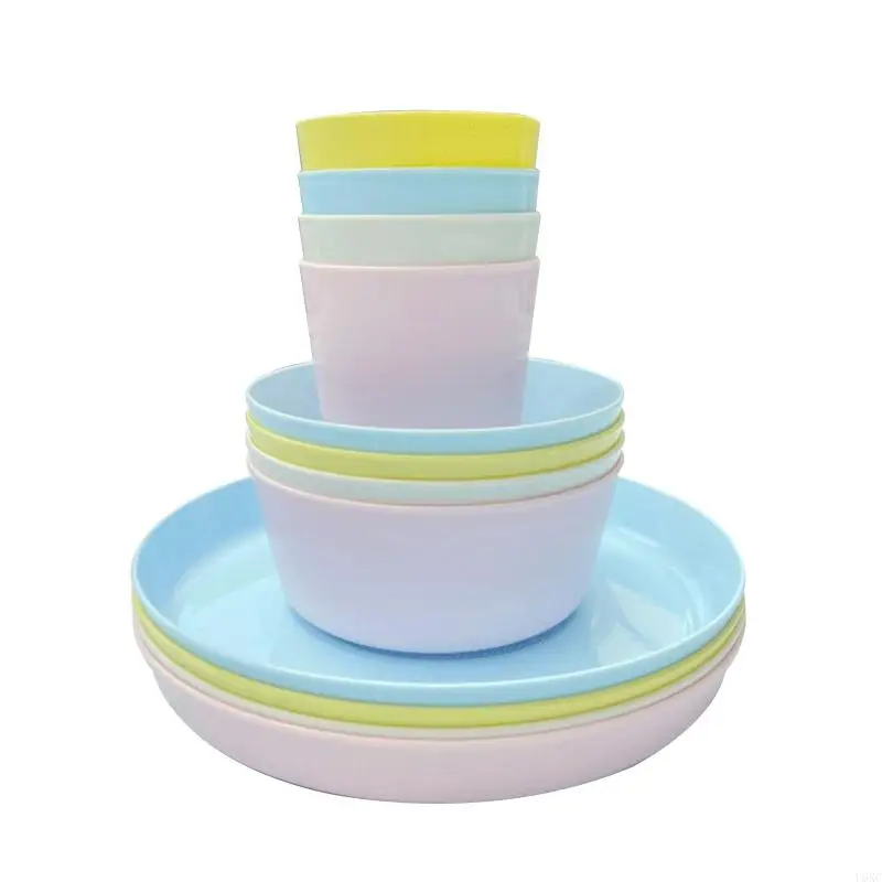 U6XC Plate Bowl and Cup Set Sturdy and Lightweight Tableware Set for Children Adults
U6XC Plate Bowl and Cup Set Sturdy and Lightweight Tableware Set for Children Adults
