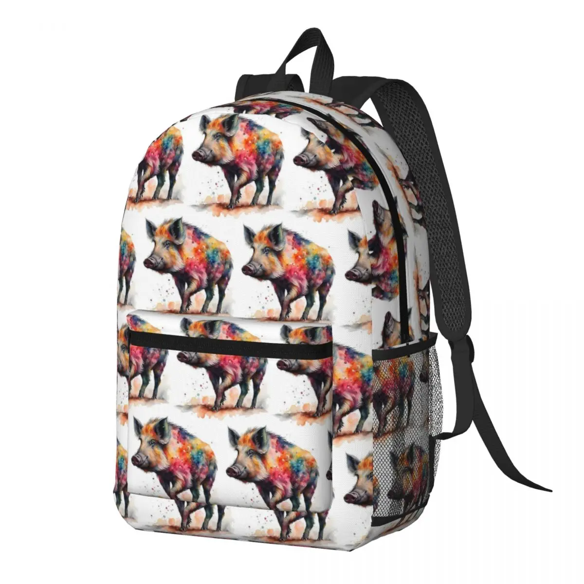 Colorful Watercolor Wild Boar Pig Backpack Daypack Large Capacity Children BookBag School Bag Shoulder Bags for Men Women
Colorful Watercolor Wild Boar Pig Backpack Daypack Large Capacity Children BookBag School Bag Shoulder Bags for Men Women