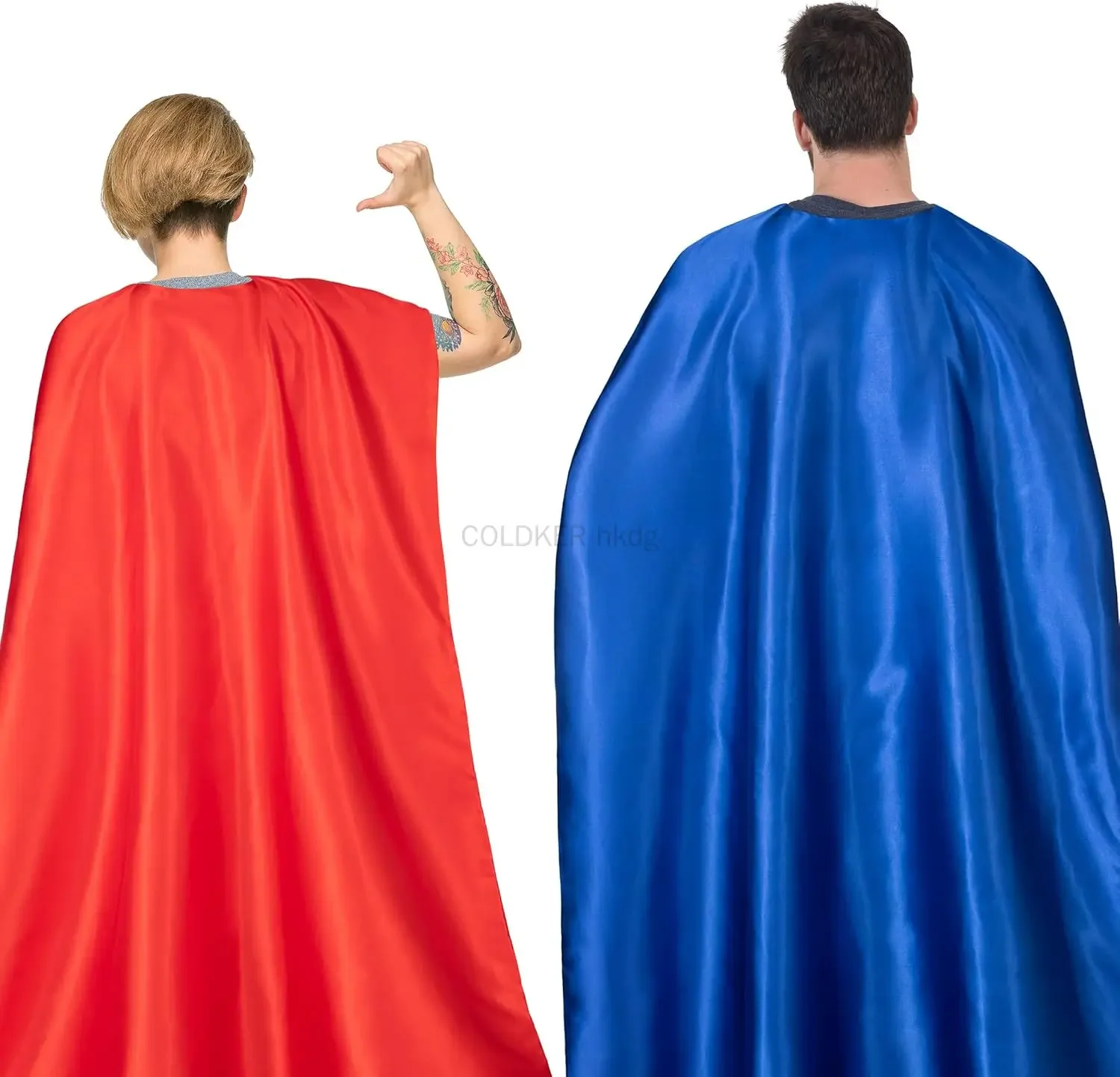 Adult Hero Cape Mask Set Double-Sided Halloween Capes and Masks for Men Women Dress Up Parties Purim Costumes
Adult Hero Cape Mask Set Double-Sided Halloween Capes and Masks for Men Women Dress Up Parties Purim Costumes