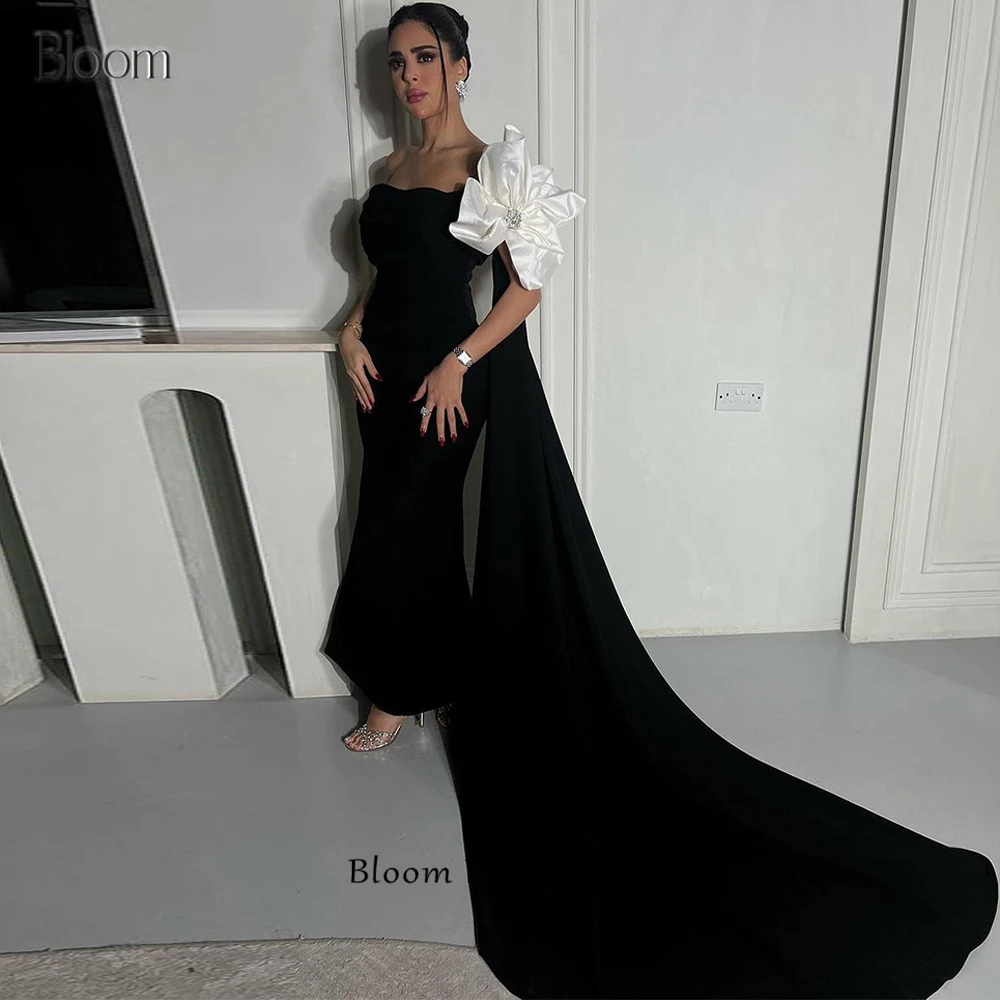 Bloom Sleeveless crystal Contrast Color Boat Neck Ankle Length 3D Flowers Watteau Train Dresses For Formal Occasions Jersey
Bloom Sleeveless crystal Contrast Color Boat Neck Ankle Length 3D Flowers Watteau Train Dresses For Formal Occasions Jersey