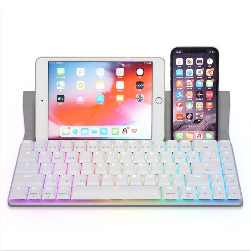 Promotional Wireless Multi Device Convenient Portable Office Mechanical Keyboard
Promotional Wireless Multi Device Convenient Portable Office Mechanical Keyboard