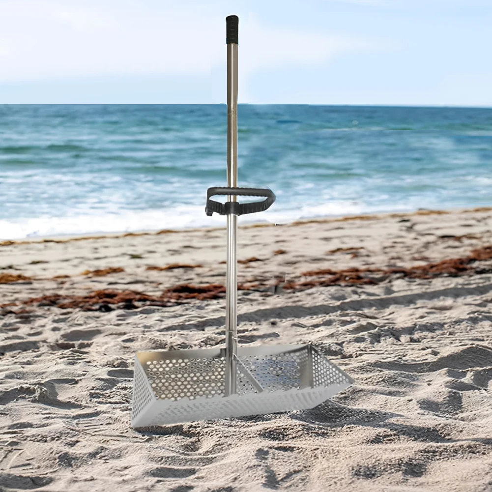 Stainless Steel Sand Screen Collapsible Beach Shark Tooth Screen Shell Shovel Sand Filting Rake Beach Shovel And Screening Gear
Stainless Steel Sand Screen Collapsible Beach Shark Tooth Screen Shell Shovel Sand Filting Rake Beach Shovel And Screening Gear
