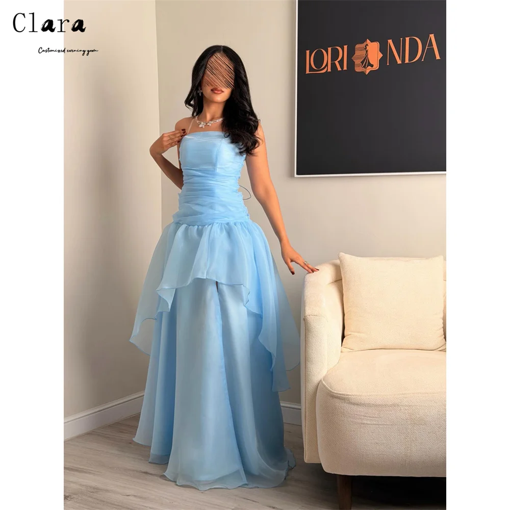 Clara Custom Sky Blue A-line Tube Top With Side Slits Evening Dresses Woman Elegant Party Dresses 2026 Luxury Evening Prom Dress
Clara Custom Sky Blue A-line Tube Top With Side Slits Evening Dresses Woman Elegant Party Dresses 2026 Luxury Evening Prom Dress