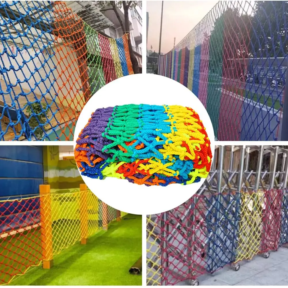 Новая 5-сантиметровая веревочная сетка с отверстиями, сетка для детской площадки, сетка для безопасности детей, балкон, патио, забор, нейлоновая сетка для детей
Новая 5-сантиметровая веревочная сетка с отверстиями, сетка для детской площадки, сетка для безопасности детей, балкон, патио, забор, нейлоновая сетка для детей