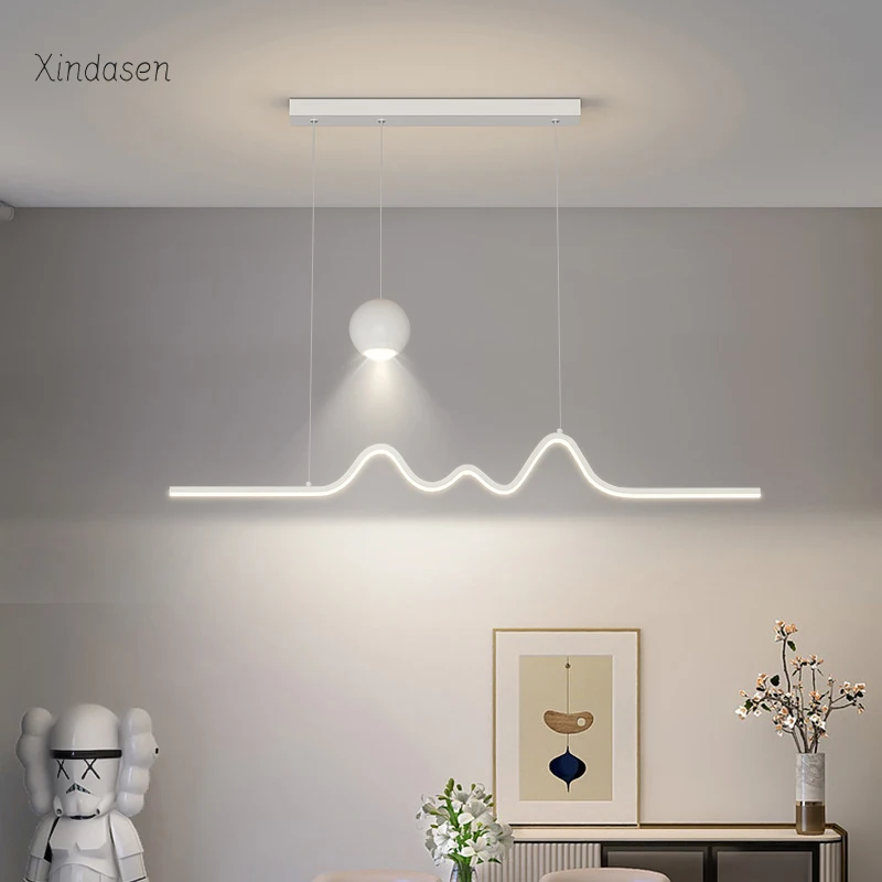 Minimalist Nordic Led Pendant Light Lamp For Dining Room Kitchen Bar Designer Line Chandelier Dining Table Hanging Spotlight
Minimalist Nordic Led Pendant Light Lamp For Dining Room Kitchen Bar Designer Line Chandelier Dining Table Hanging Spotlight