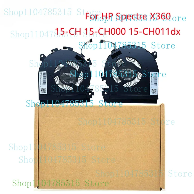 Padarsey Replacement Laptop CPU GPU Coolign Fan for HP Spectre X360 15-CH 15-CH000 15-CH011dx Fan NS75C00-17J22 17J21 Series
Padarsey Replacement Laptop CPU GPU Coolign Fan for HP Spectre X360 15-CH 15-CH000 15-CH011dx Fan NS75C00-17J22 17J21 Series