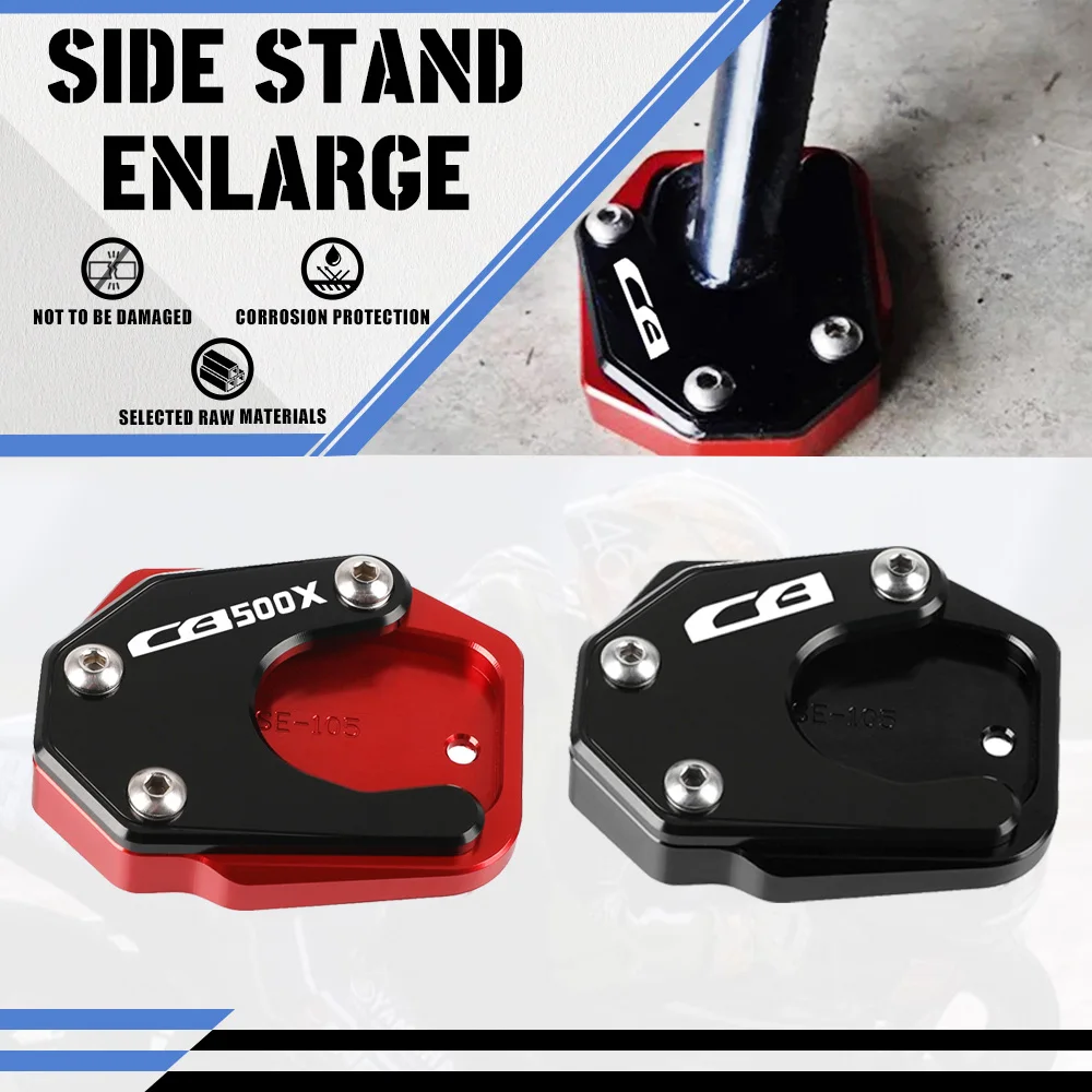 For Honda CB500X CB500 CB 500 X 2013 2014 2015 2016 2017 2018 2019 2020 2021 2022 2023 Motorcycle Side Stand Enlarger Plate Pad
For Honda CB500X CB500 CB 500 X 2013 2014 2015 2016 2017 2018 2019 2020 2021 2022 2023 Motorcycle Side Stand Enlarger Plate Pad