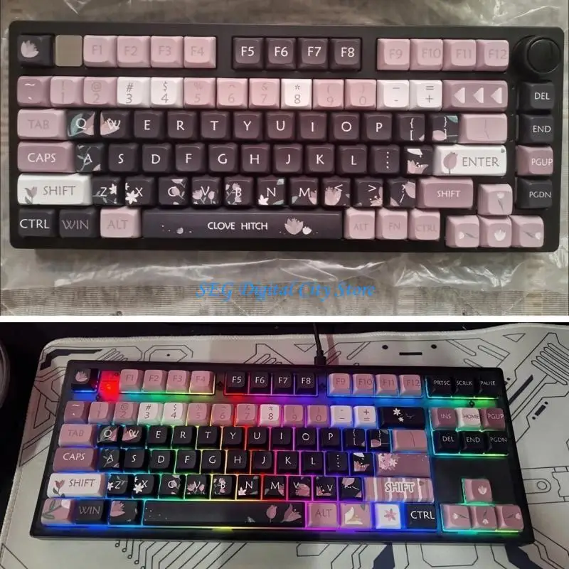 U75B Full 127 XDA Height Keycaps with Flower Pattern for Comfortable Typing Experience on Various Keyboard Layouts
U75B Full 127 XDA Height Keycaps with Flower Pattern for Comfortable Typing Experience on Various Keyboard Layouts