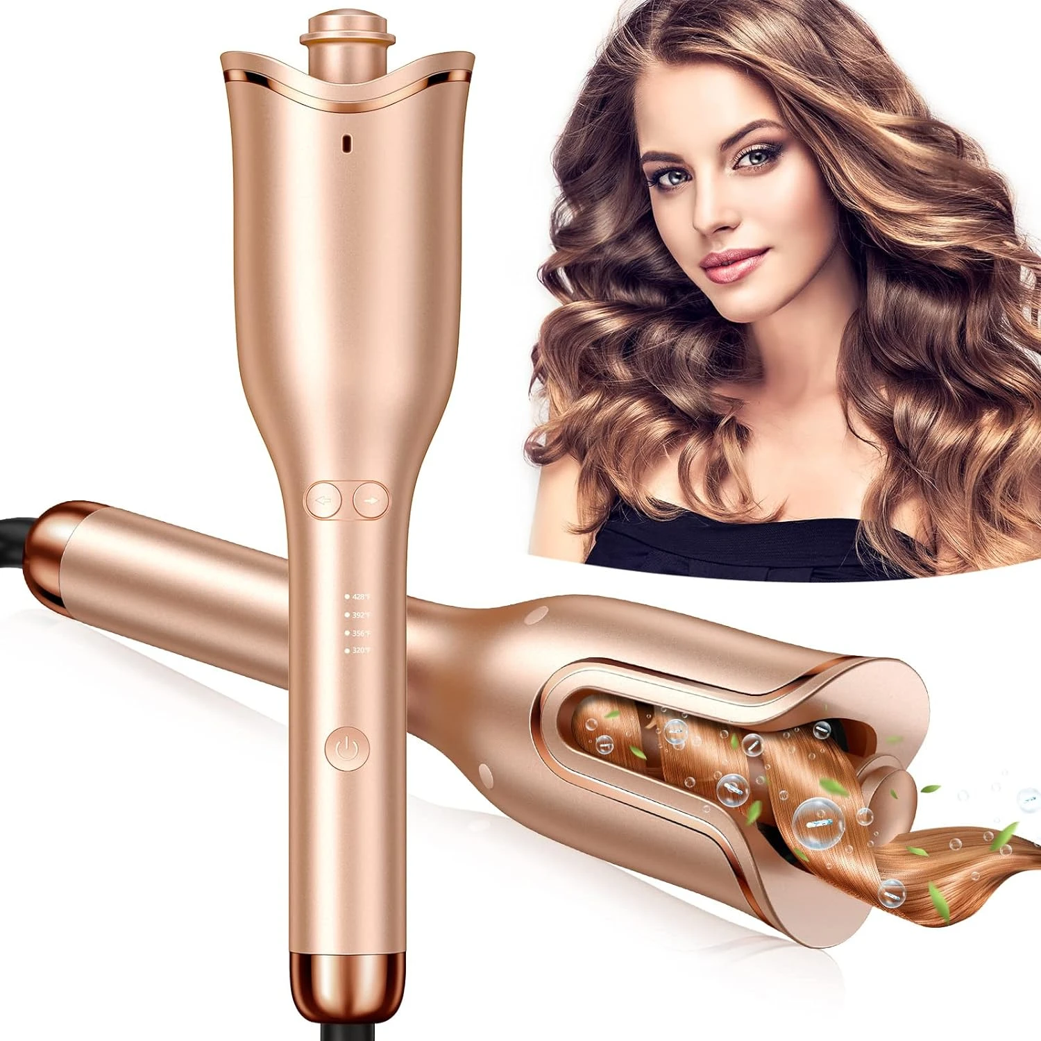 Achieve Effortless, Gorgeous, Professional Salon-Quality 1" Large Hair Curler with Advanced Anti-Static Feature - Perfect Every
Achieve Effortless, Gorgeous, Professional Salon-Quality 1" Large Hair Curler with Advanced Anti-Static Feature - Perfect Every