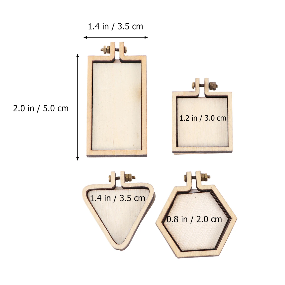 5 pcs Wooden Embroidery Frames 3 5cm Triangle Hexagon Square Fixing Pieces Easy Assemble Eco Friendly Smooth Durable Hand Made
5 pcs Wooden Embroidery Frames 3 5cm Triangle Hexagon Square Fixing Pieces Easy Assemble Eco Friendly Smooth Durable Hand Made