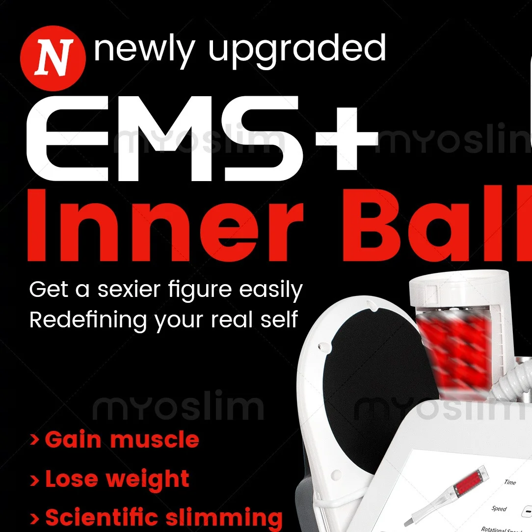 New Upgrade myoslim EMS+Roller Massage Body Shaping Device for Butt Lifting Skin Tightening Full Body Contouring
New Upgrade myoslim EMS+Roller Massage Body Shaping Device for Butt Lifting Skin Tightening Full Body Contouring