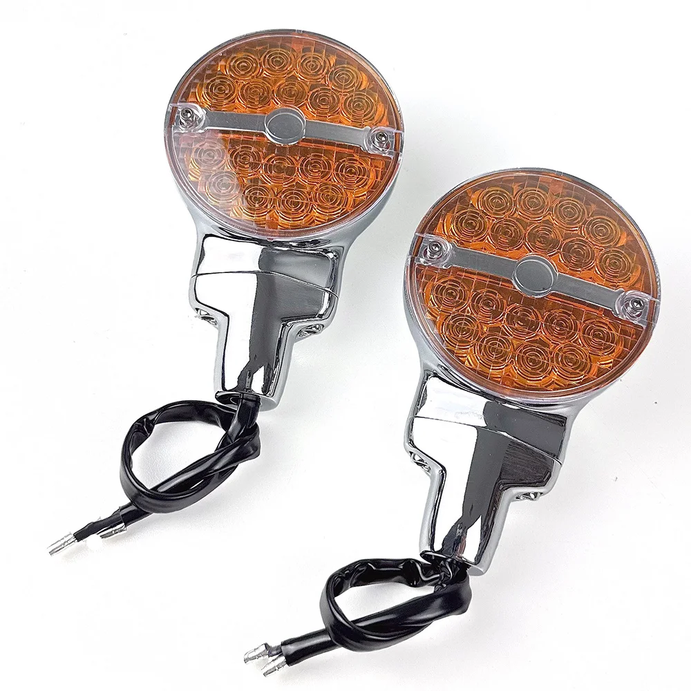 Motorcycle Front Flat Turn Signal LED Turn Signal Light For Softail Classic Heritage FLSTC 1999-2017 Touring Road King 2001-UP
Motorcycle Front Flat Turn Signal LED Turn Signal Light For Softail Classic Heritage FLSTC 1999-2017 Touring Road King 2001-UP