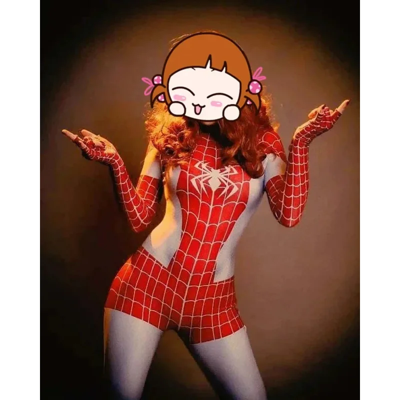 AD1 Women MJ Spider Cosplay Costume Adults Kids Girls Women Superhero Zentai Halloween Bodysuit Party Jumpsuit5@rD~
AD1 Women MJ Spider Cosplay Costume Adults Kids Girls Women Superhero Zentai Halloween Bodysuit Party Jumpsuit5@rD~