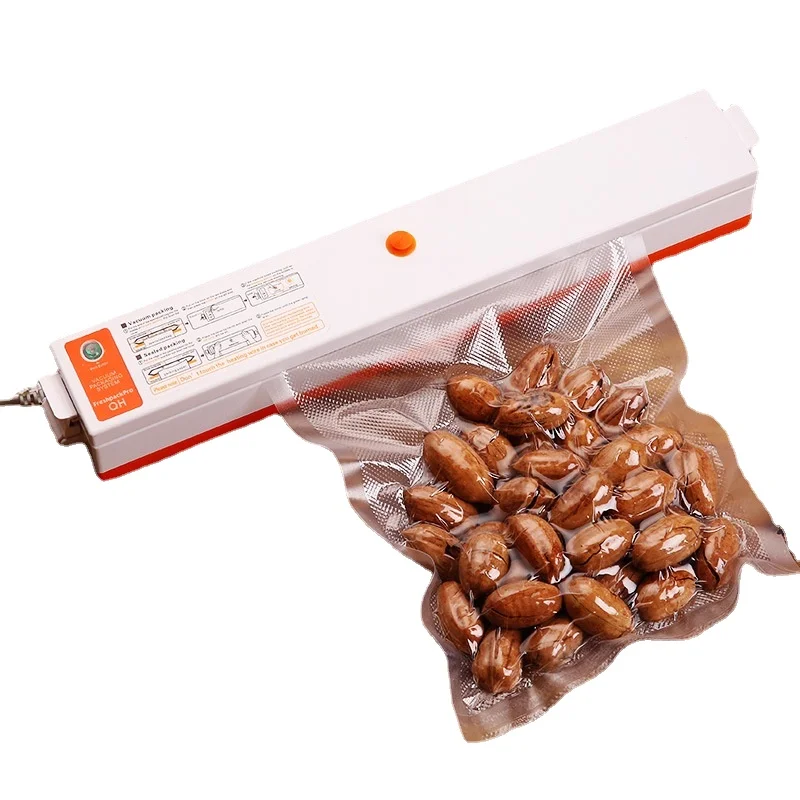 Vacuum Sealer Packaging Machine with Free 10pcs Vacuum bags Household Black Food Vacuum Sealer
Vacuum Sealer Packaging Machine with Free 10pcs Vacuum bags Household Black Food Vacuum Sealer