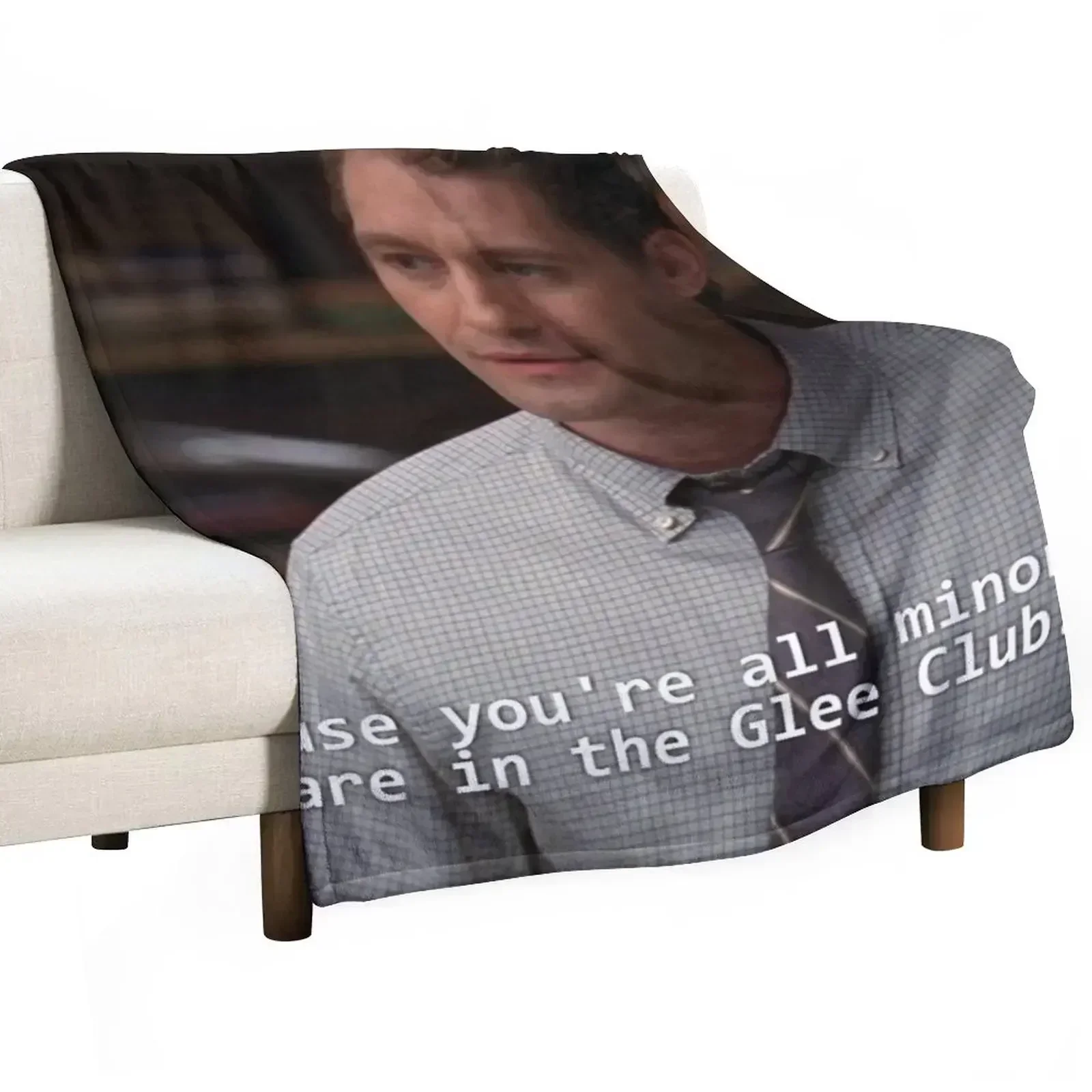 Because you're all minorities. You are in the Glee Club Throw Blanket christmas gifts Cute Blankets
Because you're all minorities. You are in the Glee Club Throw Blanket christmas gifts Cute Blankets