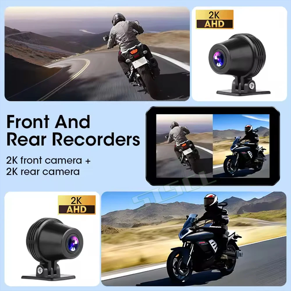 5/6 inch . IPX6.7 Waterproof Motorcycle GPS Navigation DVR Carplay Screen for Moto Dual Cameras Drive Recorder Moto Monitor
5/6 inch . IPX6.7 Waterproof Motorcycle GPS Navigation DVR Carplay Screen for Moto Dual Cameras Drive Recorder Moto Monitor