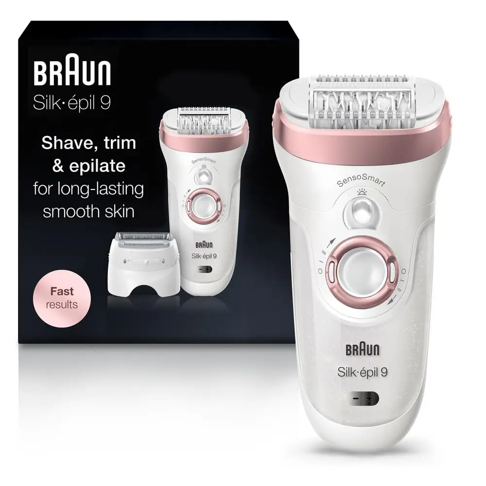 Hair Removal Device, Epilator for Women, Wet & Dry, Womens Shaver & Trimmer, Cordless, Rechargeable
Hair Removal Device, Epilator for Women, Wet & Dry, Womens Shaver & Trimmer, Cordless, Rechargeable