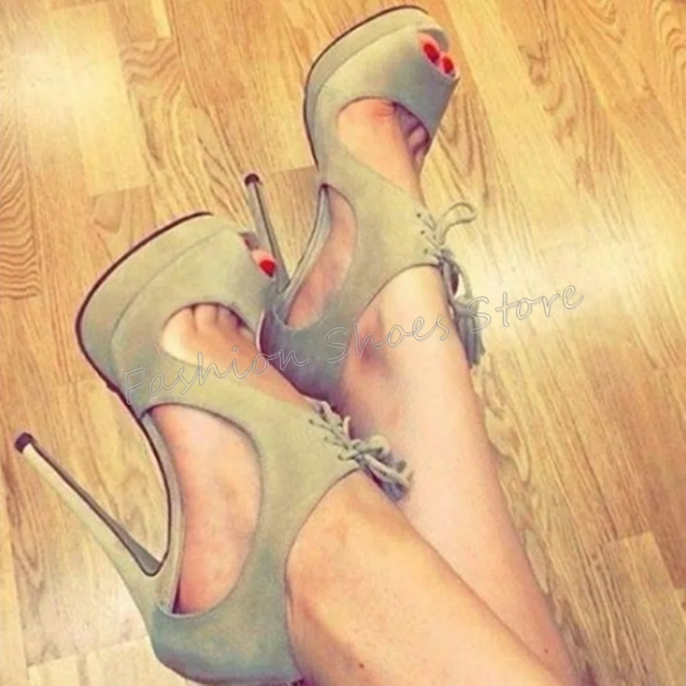 Hollow Out Lace up Peep Toe Sandals Platform Stilettos High Heels High Heel Shoes for Women Heels 2025 New Zapatos Para Mujere
Hollow Out Lace up Peep Toe Sandals Platform Stilettos High Heels High Heel Shoes for Women Heels 2025 New Zapatos Para Mujere