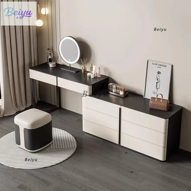 Dresser chest integrated modern bedroom simple solid wood storage cabinet retractable minimalist corner desk makeup table
Dresser chest integrated modern bedroom simple solid wood storage cabinet retractable minimalist corner desk makeup table