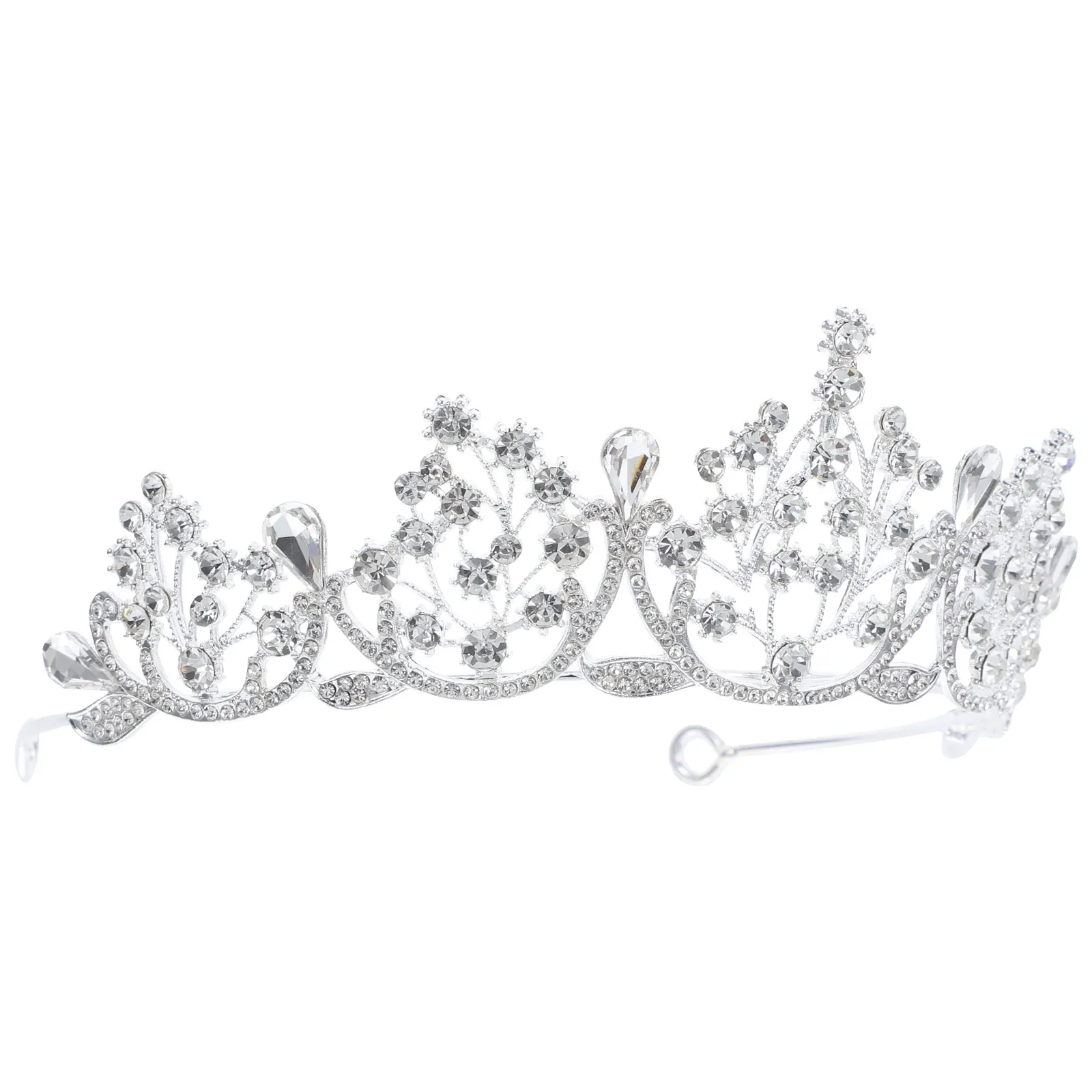 Rhinestone Crown Headb Women Wedding Tiara Headpiece Alloy Hair Hoops Bride Elegant Charm Show Photography
Rhinestone Crown Headb Women Wedding Tiara Headpiece Alloy Hair Hoops Bride Elegant Charm Show Photography
