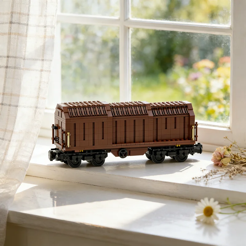 694 детали MOC: Модель поезда с кабиной машиниста, конструктор, рождественский подарок, игрушка, сборка, DIY, креативная идея
694 детали MOC: Модель поезда с кабиной машиниста, конструктор, рождественский подарок, игрушка, сборка, DIY, креативная идея