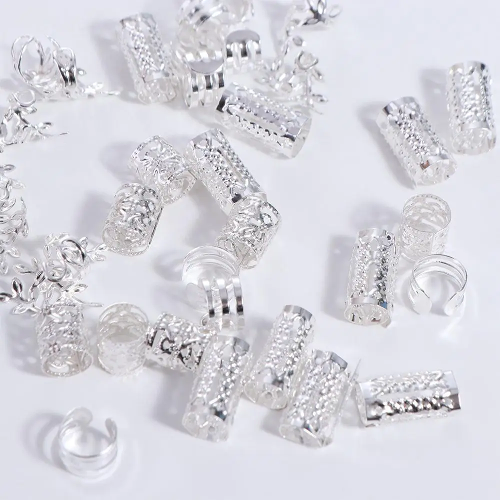 40PCS Metal Cuff Clips Mixed Hair Rings Set Hair Braiding Gold and Silver Dreadlocks Beads Charm Headwear Hair Braid Tubes
40PCS Metal Cuff Clips Mixed Hair Rings Set Hair Braiding Gold and Silver Dreadlocks Beads Charm Headwear Hair Braid Tubes