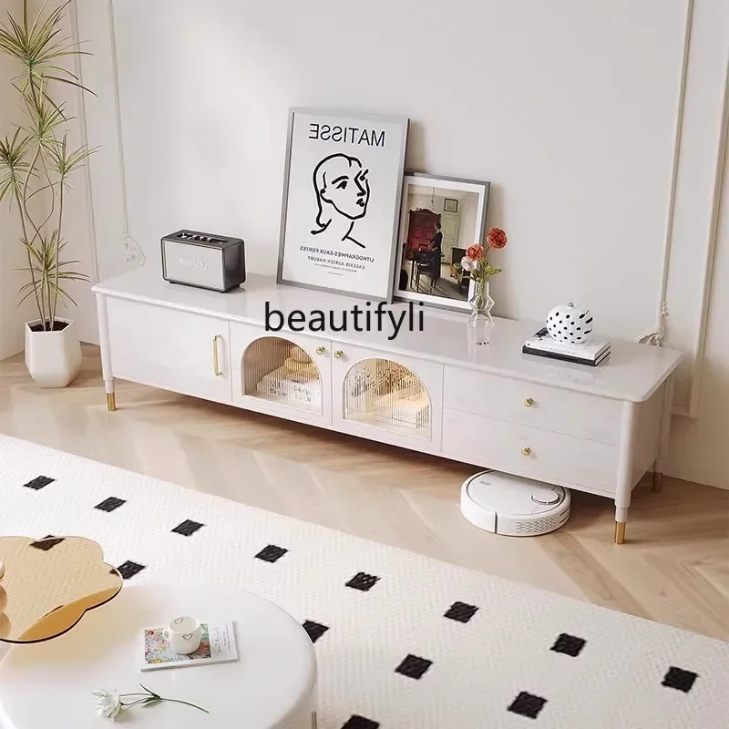 L Cream wind TV cabinet Log simple modern living room Home with cabinet High-end coffee table TV cabinet
L Cream wind TV cabinet Log simple modern living room Home with cabinet High-end coffee table TV cabinet