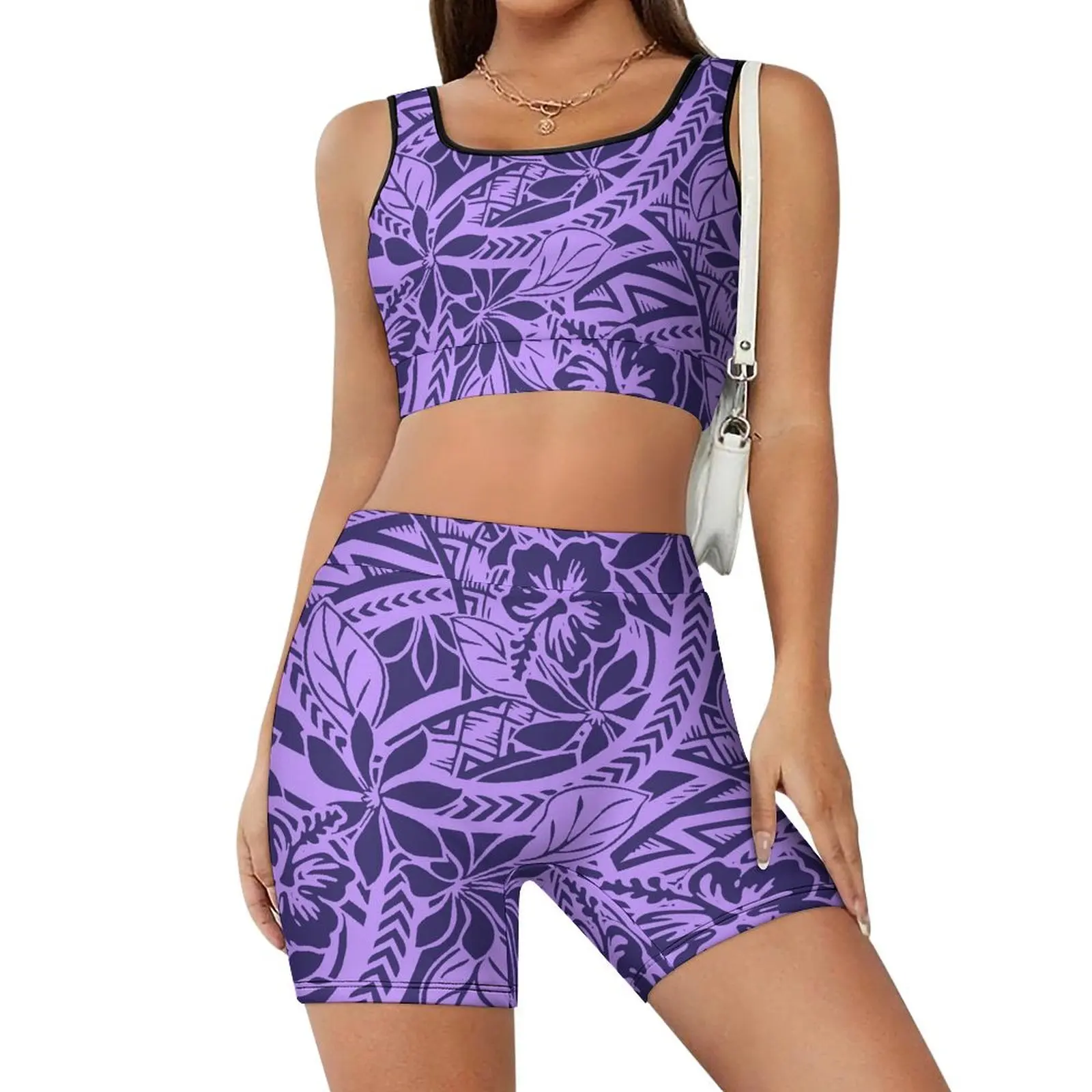 Yoga Bra Set, New Fitness Wear, Breathable, Summer Custom Polynesian Print, Comfortable And Elastic Training Pants, Sports Bra
Yoga Bra Set, New Fitness Wear, Breathable, Summer Custom Polynesian Print, Comfortable And Elastic Training Pants, Sports Bra
