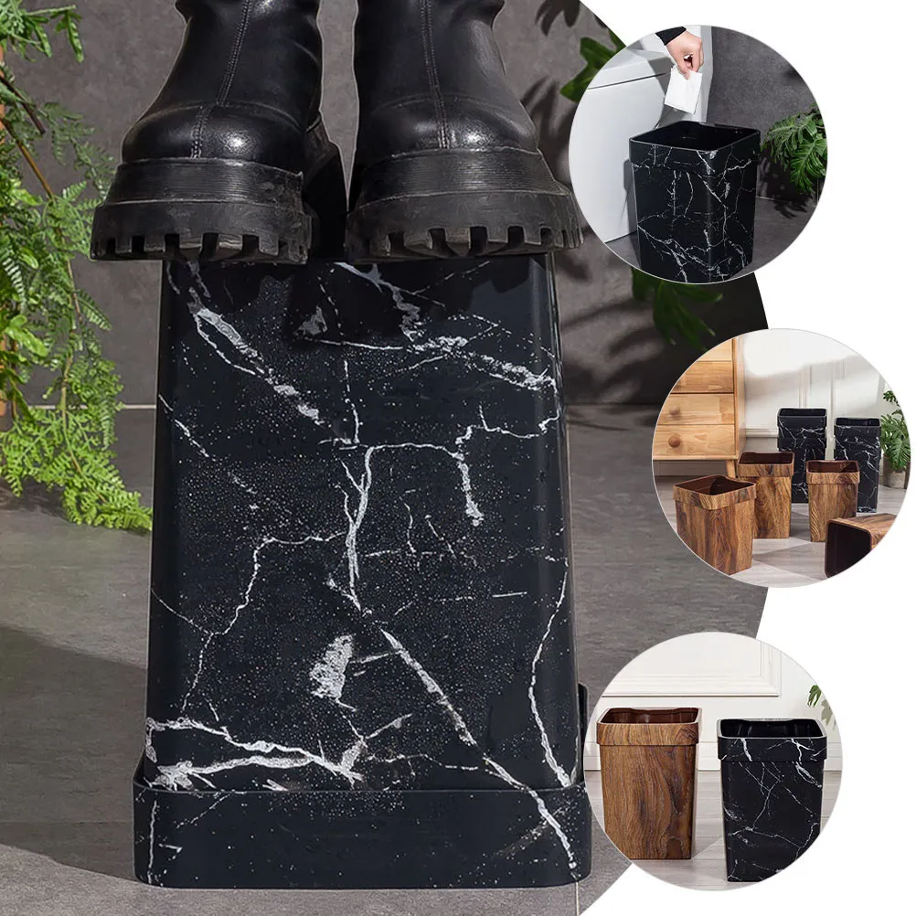 Plastic Waste Bin Marble Pattern Large Trash Can Decorative Garbage Container for Bedroom Bathroom Kitchen Living Room Office
Plastic Waste Bin Marble Pattern Large Trash Can Decorative Garbage Container for Bedroom Bathroom Kitchen Living Room Office