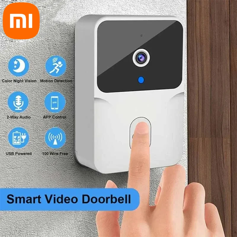 MIJIA WiFi Video Doorbell Wireless HD Camera PIR Motion Detection IR Alarm Security Smart DoorBell WiFi Intercom for Home
MIJIA WiFi Video Doorbell Wireless HD Camera PIR Motion Detection IR Alarm Security Smart DoorBell WiFi Intercom for Home