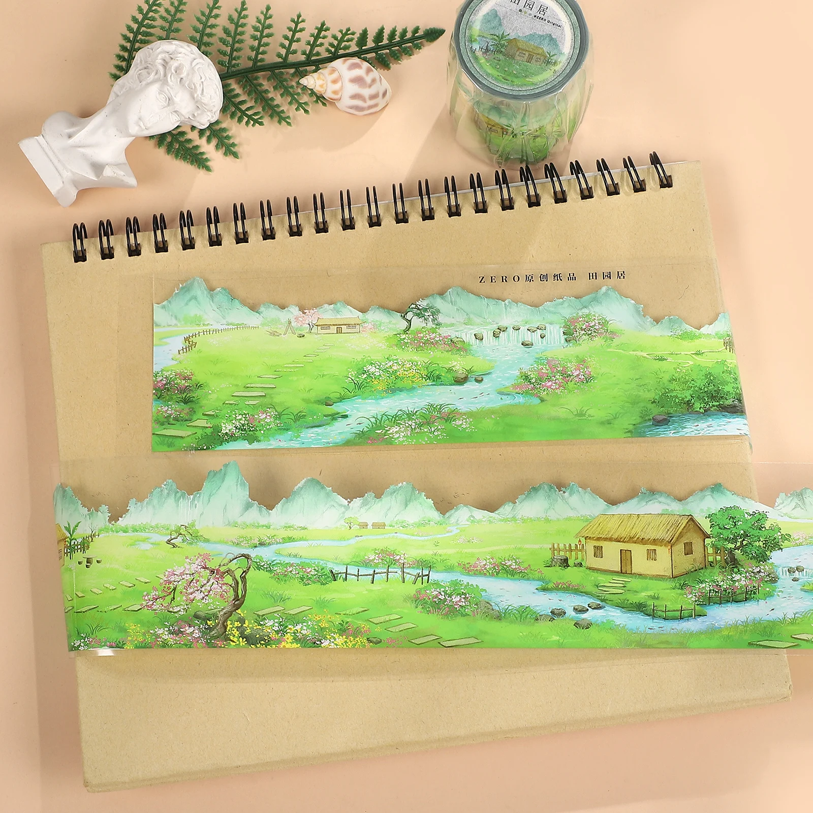 60mm*5m Vintage Green Countryside Plant Flower Landscape PET Tape Creative DIY Journal Material Collage Scrapbooking Stationery
60mm*5m Vintage Green Countryside Plant Flower Landscape PET Tape Creative DIY Journal Material Collage Scrapbooking Stationery
