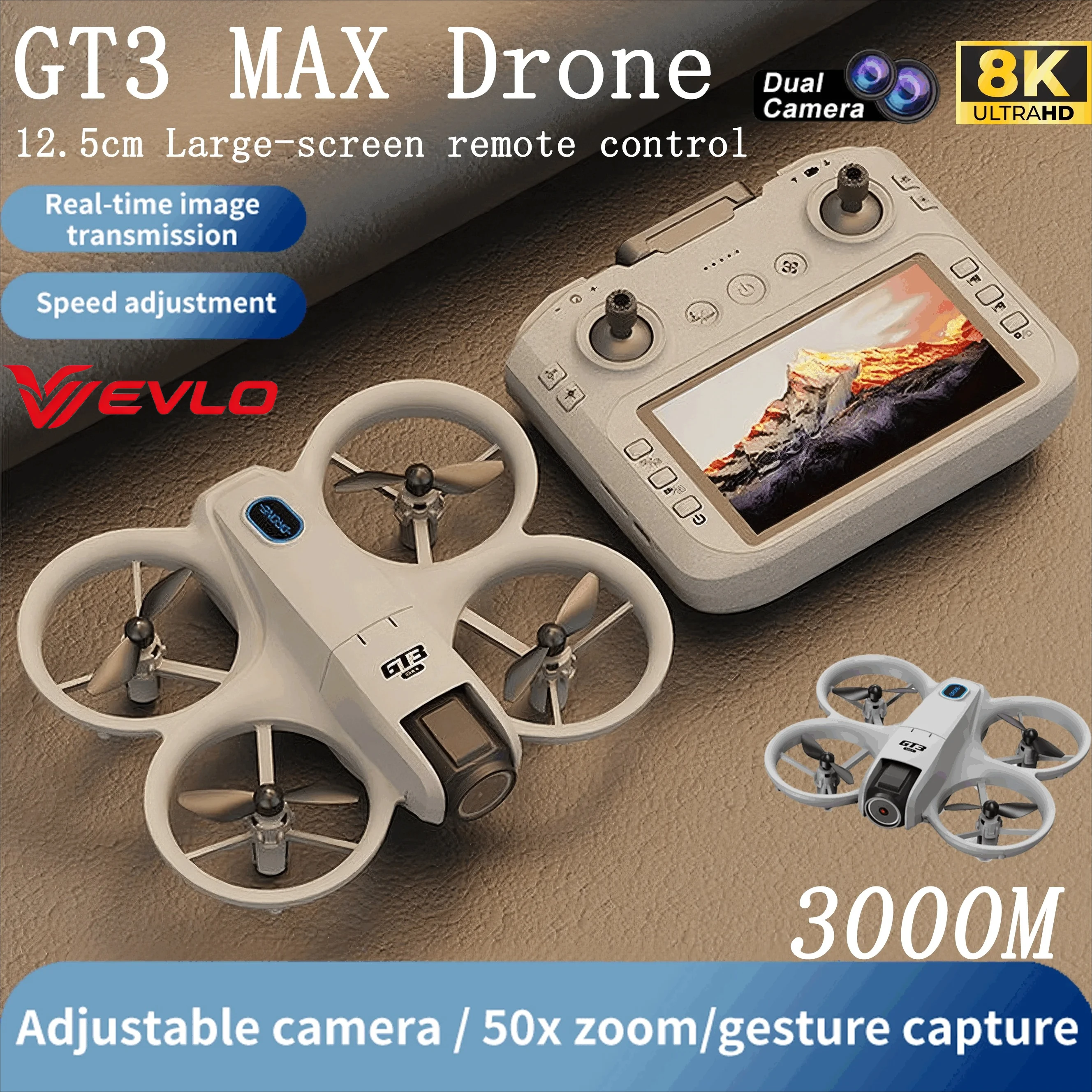 GT3 MAX Mini Drone 5G 8K GPS Professional HD Aerial Photography Dynamic Lighting Remote Control Aircraft Optical Flow Quadcopter
GT3 MAX Mini Drone 5G 8K GPS Professional HD Aerial Photography Dynamic Lighting Remote Control Aircraft Optical Flow Quadcopter